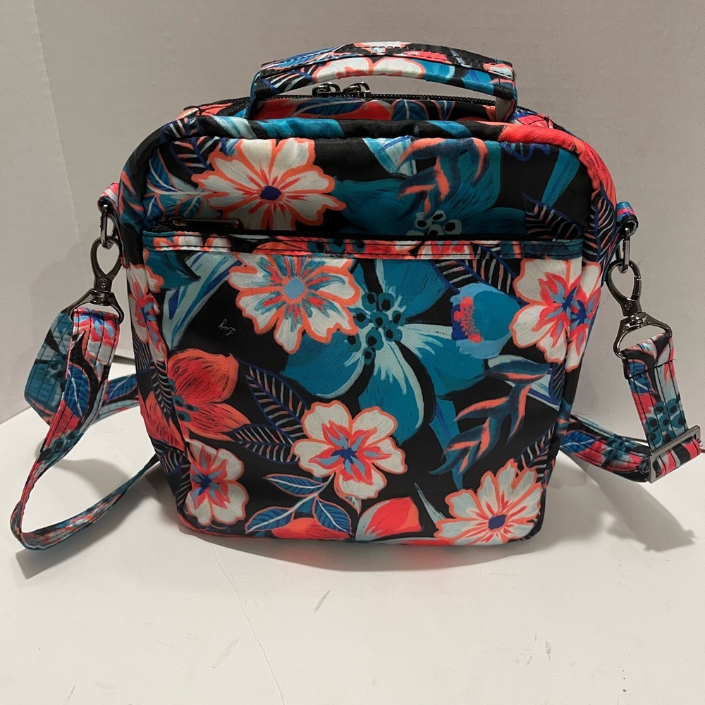 Lug Ranger Red and Blue Crossbody Bag with Adjustable Strap - Picture 2 of 16